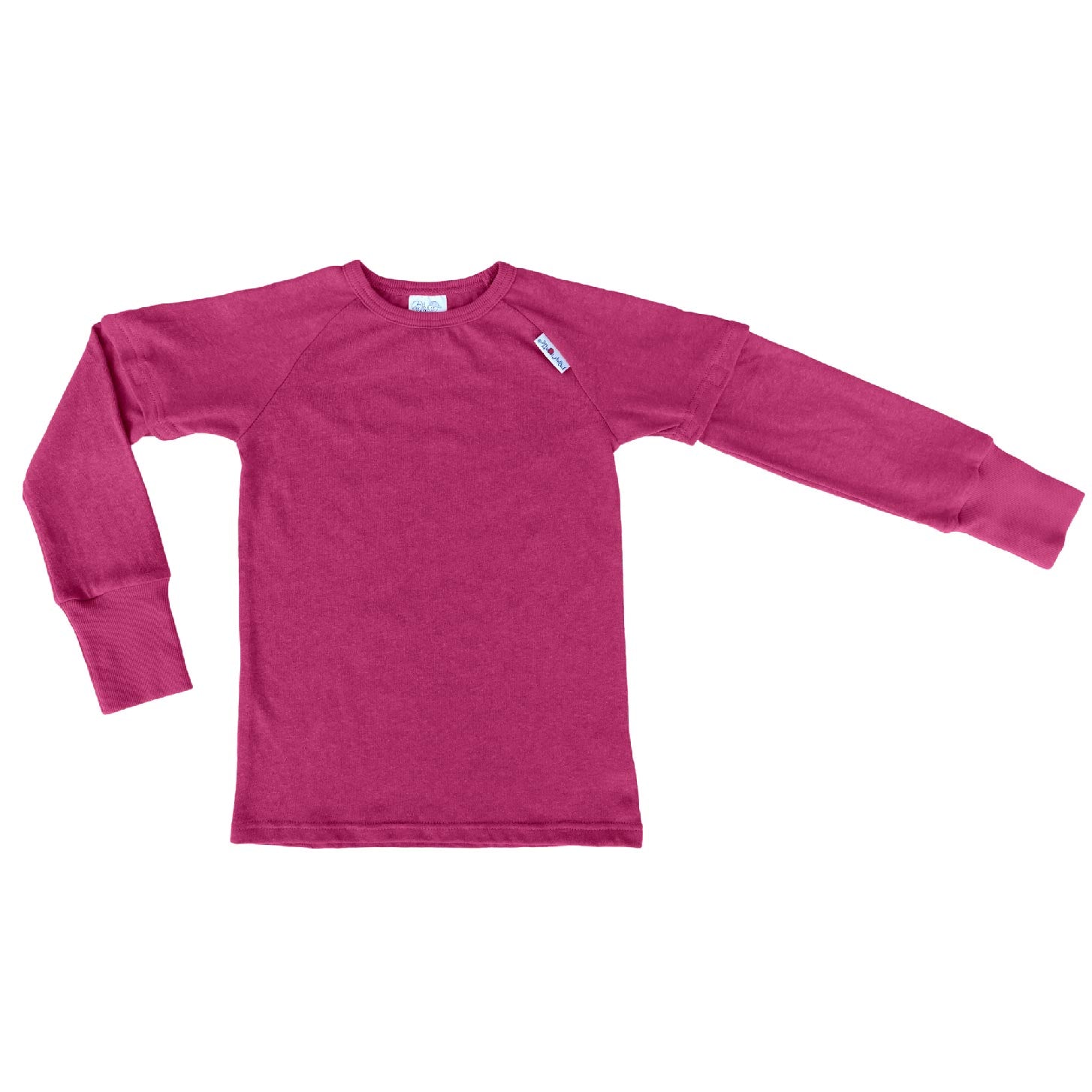 T-shirt évolutif en chanvre et coton bio ManyMonths – Berry Sorbet