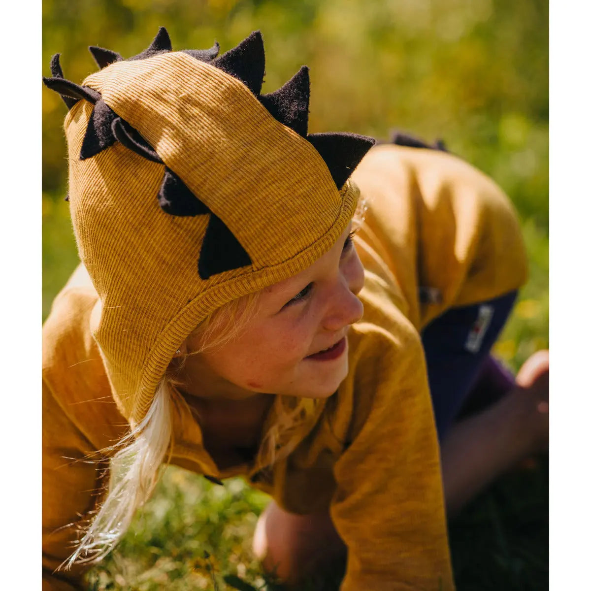 Sweat évolutif dino en laine mérinos Manymonths 