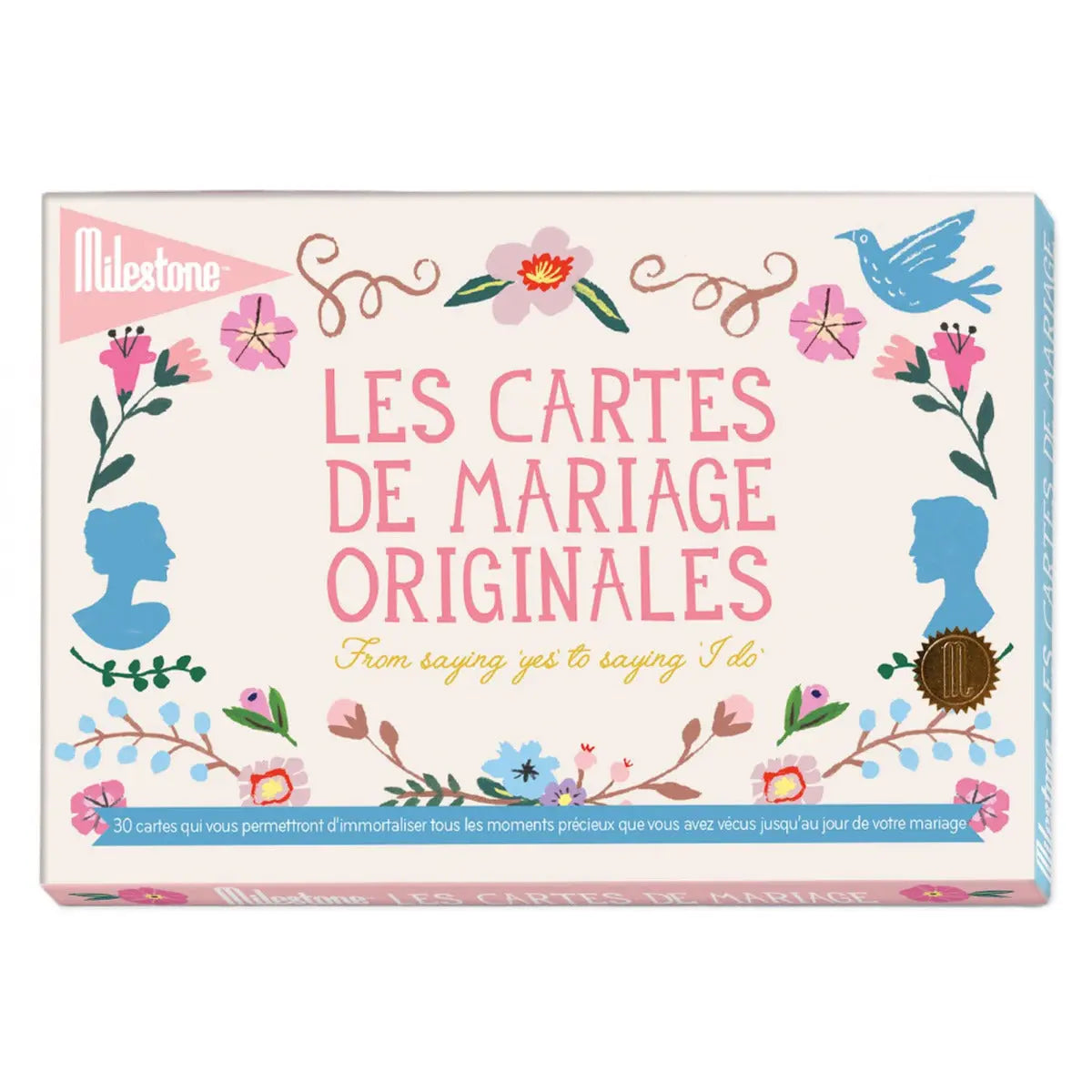 Cartes photos Mariage originales Milestone - Lilinappy