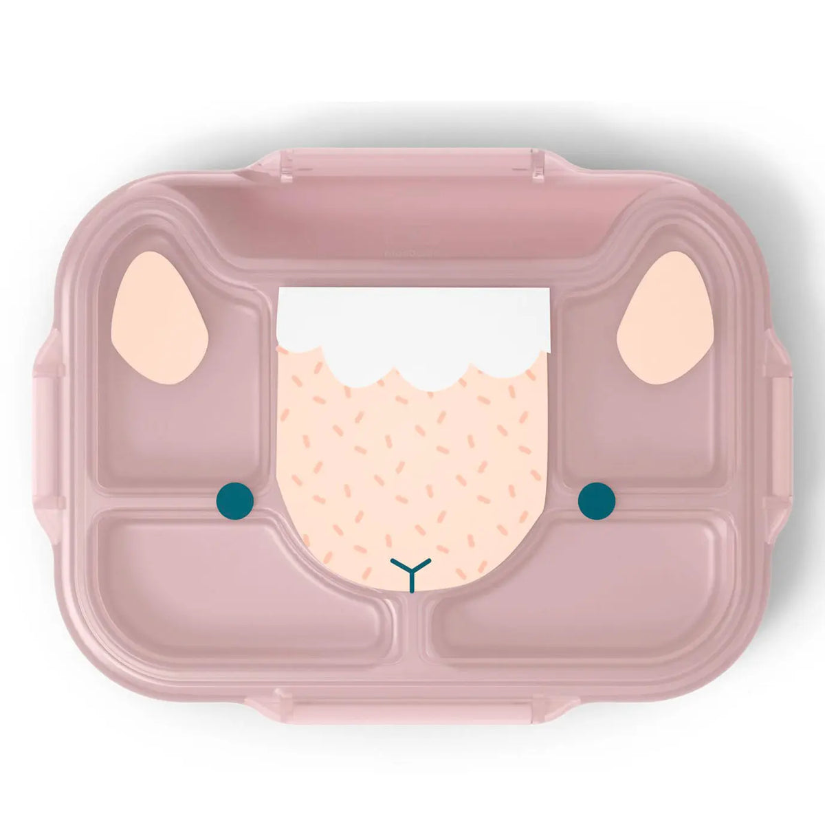 Plateau compartimenté des enfants Monbento - Rose sheep 