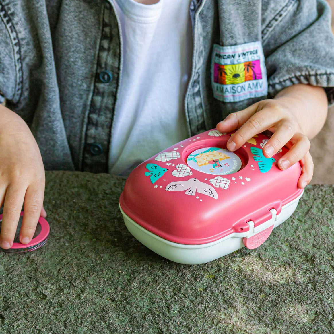 La boite à goûter Gram Monbento - Birds - Lilinappy