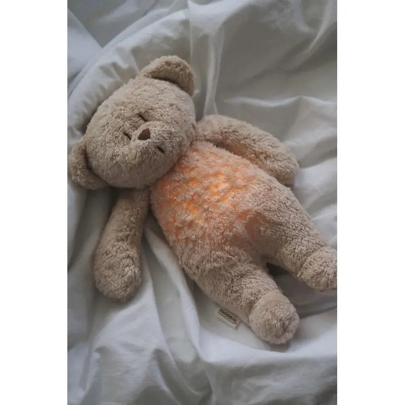 Peluche veilleuse musicale Moonie - Nature bio Blush 