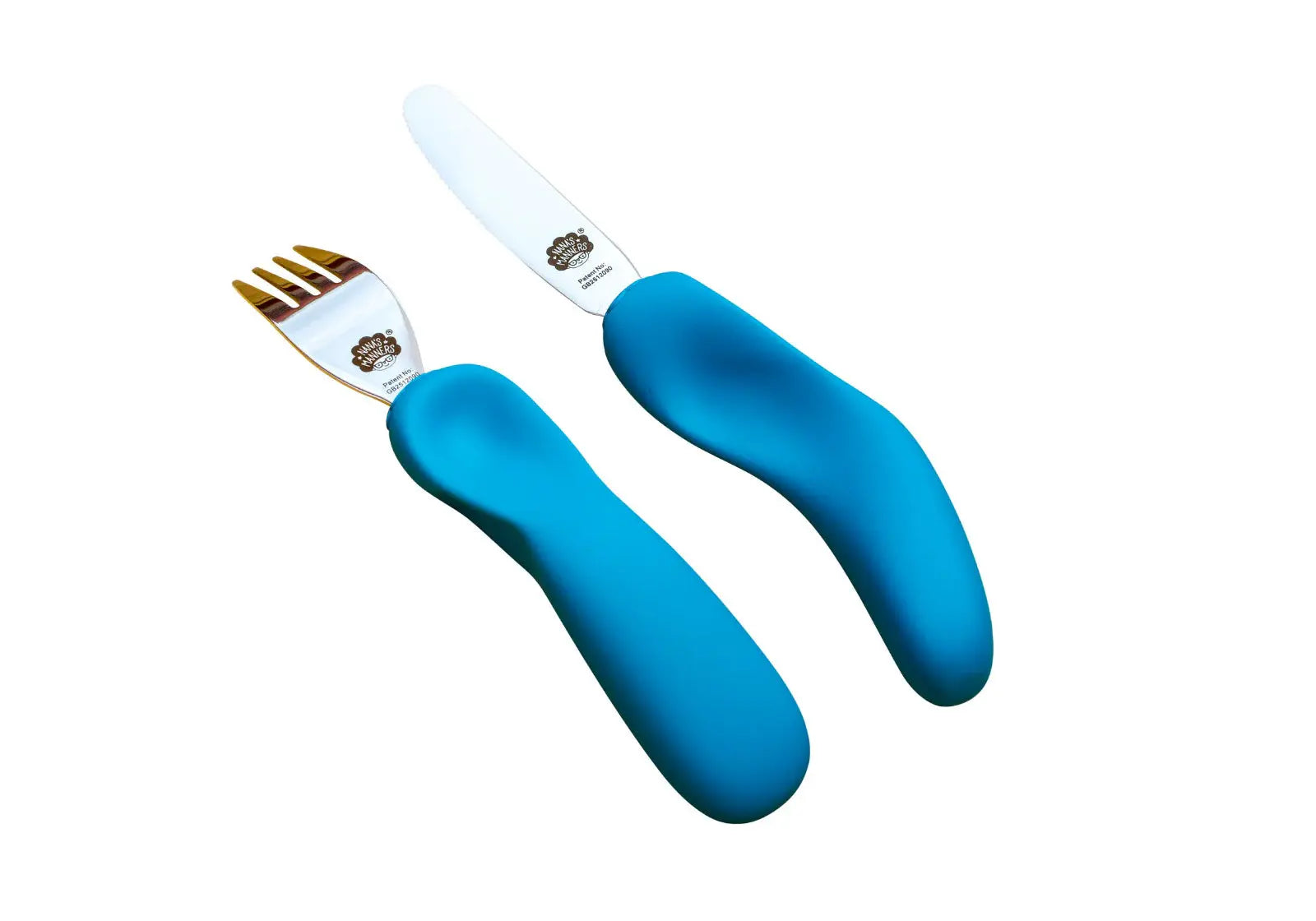 Couverts pour les enfants + 3 ans Nanna's Manners bleu