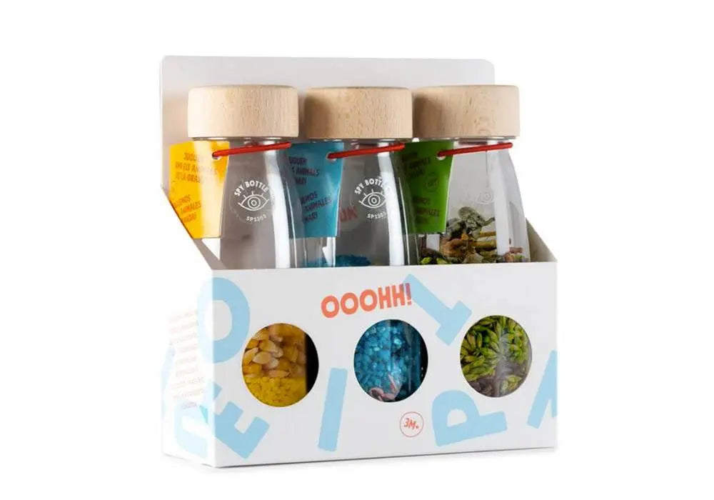 Lot de 3 bouteilles sensorielles Petit Boum - Nature Petit Boum