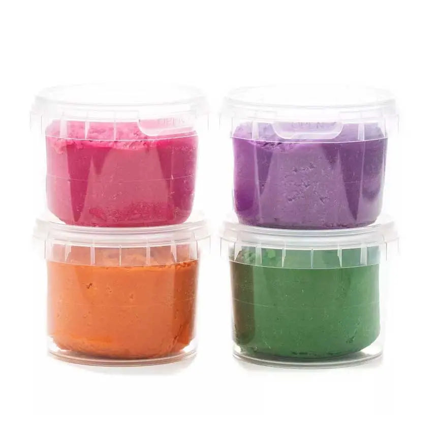 Coffret de 4 Pots de Pâte à Modeler Naturelle Neogrün - Loki - Lilinappy