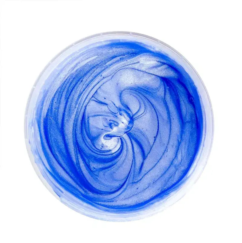 Peinture au doigt pailletée bio et vegan Neogrün – Saphir