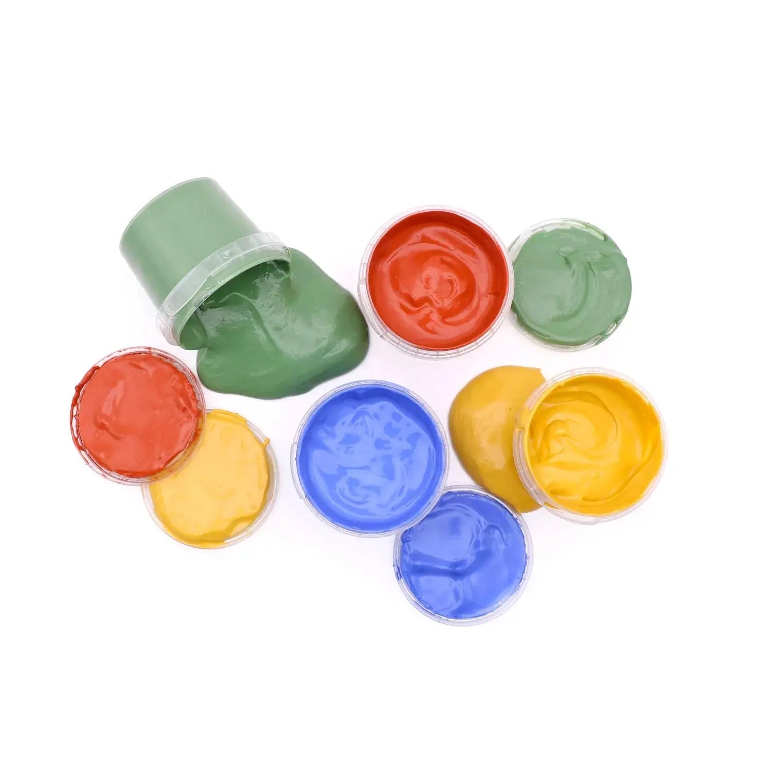 Coffret de 4 Pots de peinture à doigts naturelle Neogrün - Platsch 