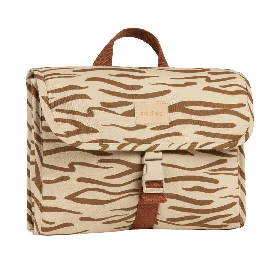 Sac à dos maternelle Nobodinoz Brown Waves