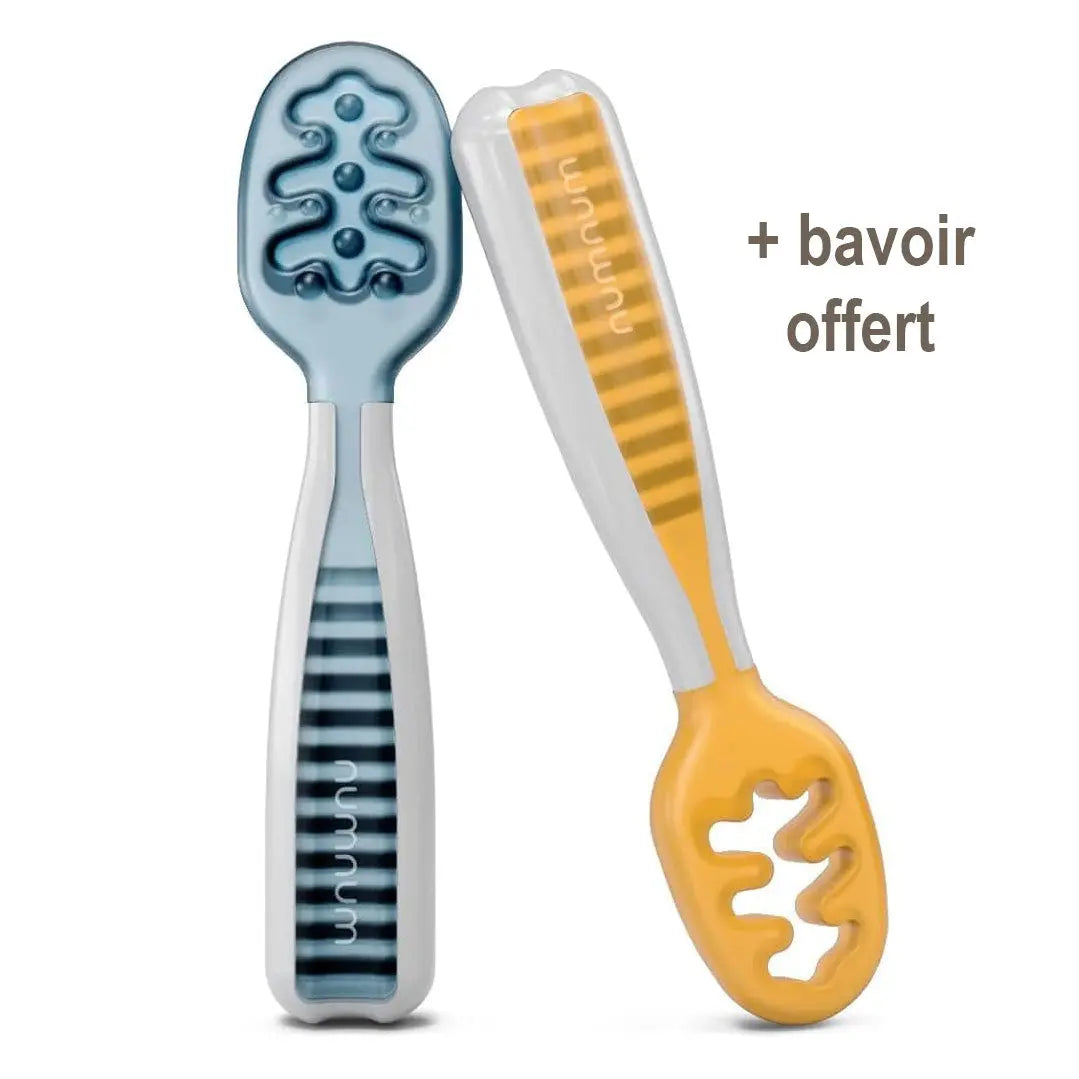 Pré-Cuillères Num Num Bleu & Orange