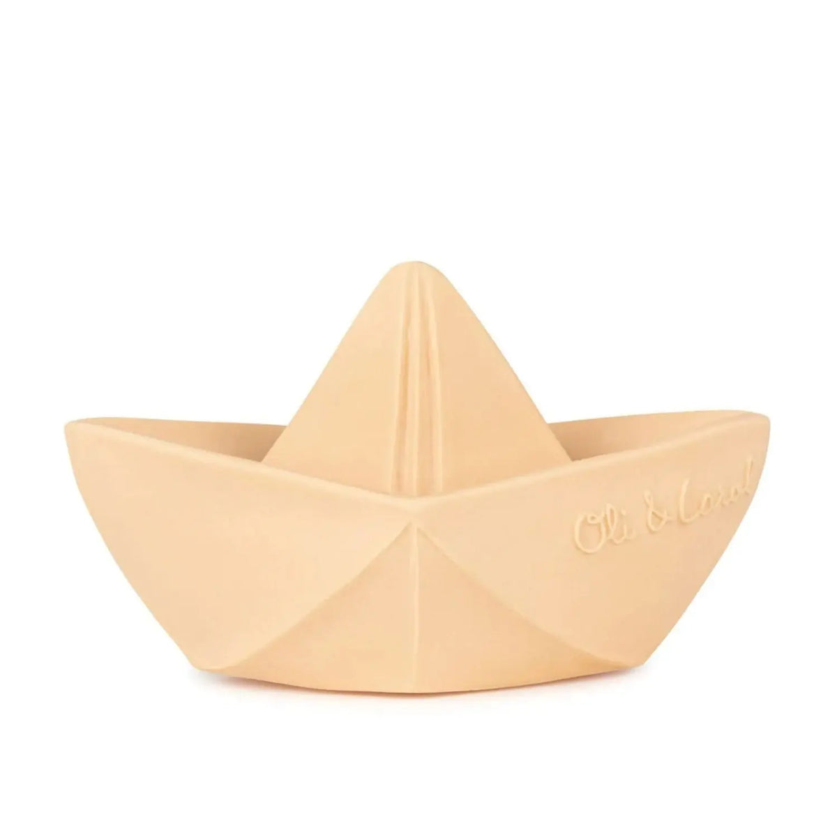 Jouet de bain & dentition Origami Boat Oli&Carol – Nude