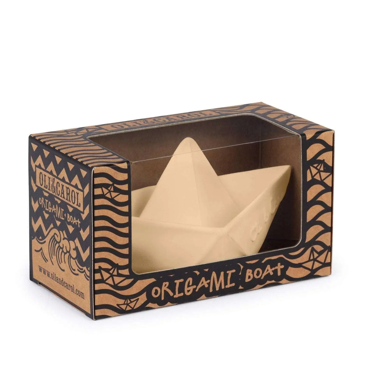 Jouet de bain & dentition Origami Boat Oli&Carol – Nude