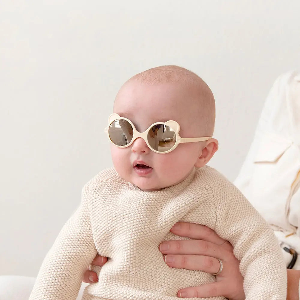 Lunettes de soleil Ourson KI ET LA - Crème - Lilinappy