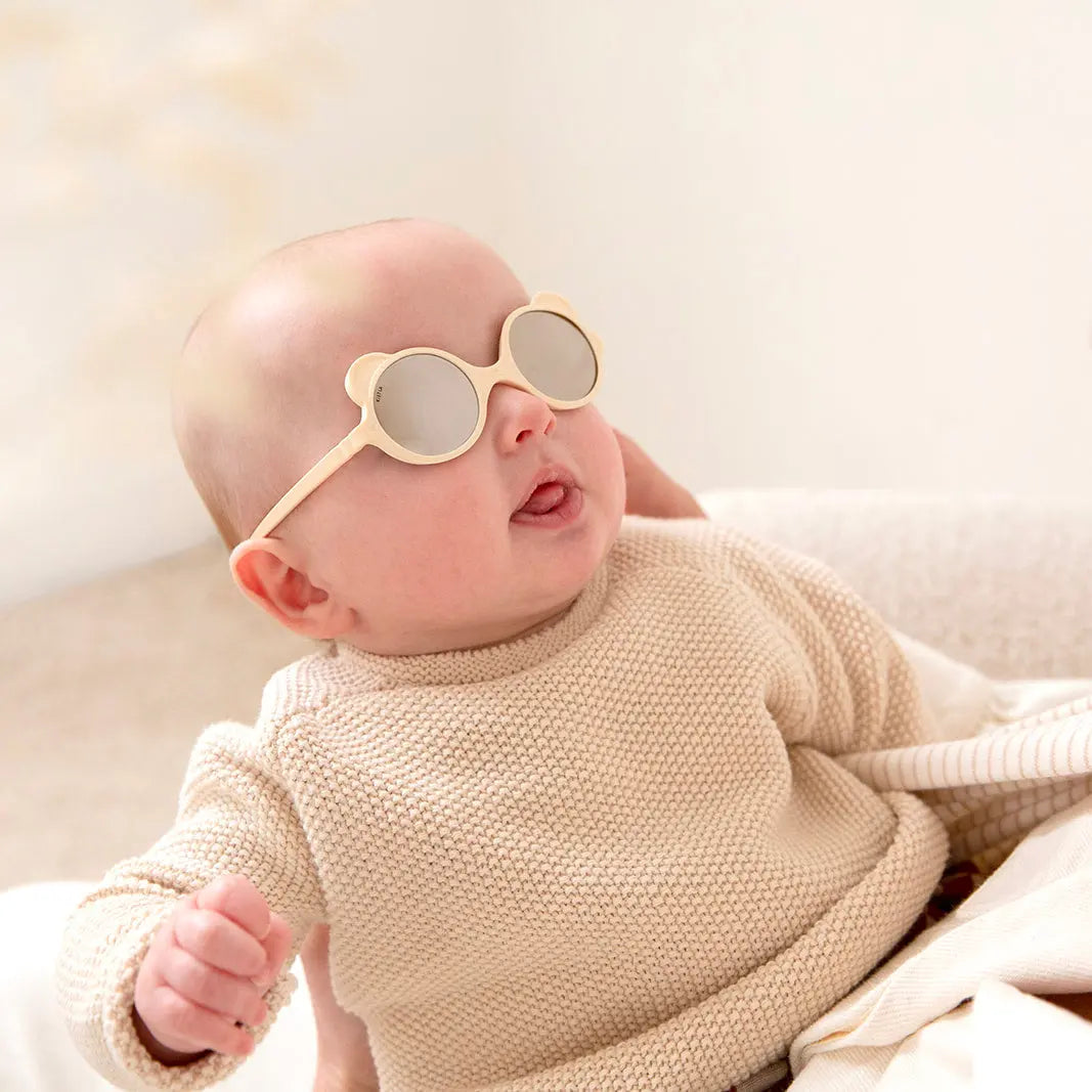 Lunettes de soleil Ourson KI ET LA - Crème 0-12 mois - Lilinappy