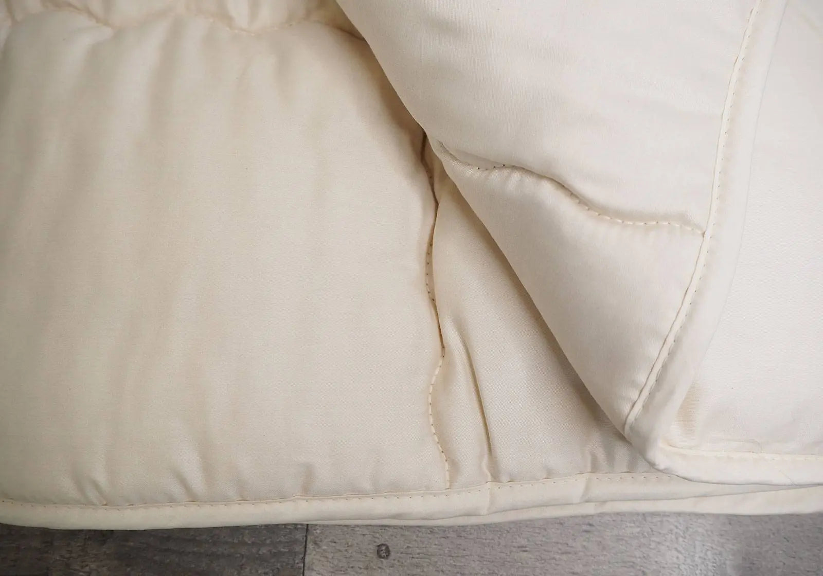 Couette enfant en laine et coton bio Saling - 80x80cm - Lilinappy