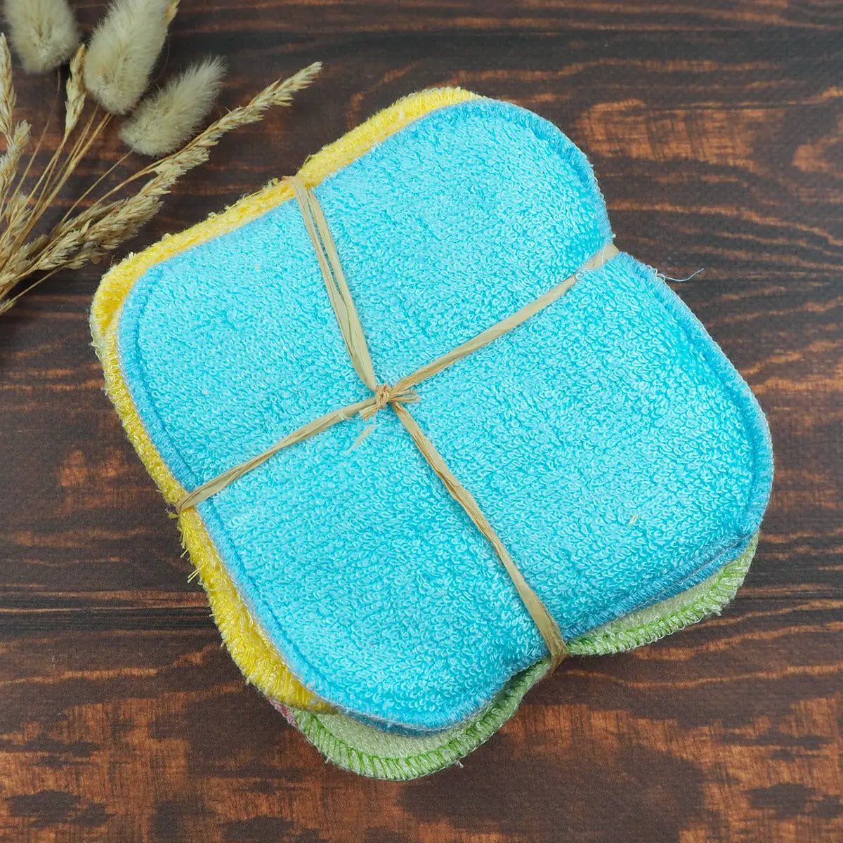 12 lingettes lavables bambou/coton bio Lili Nappy Lilinappy
