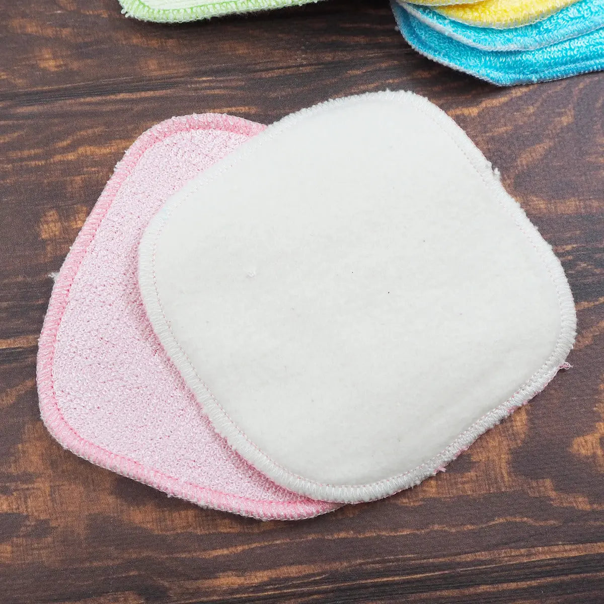 Lingettes lavables bambou & coton bio Lili Nappy