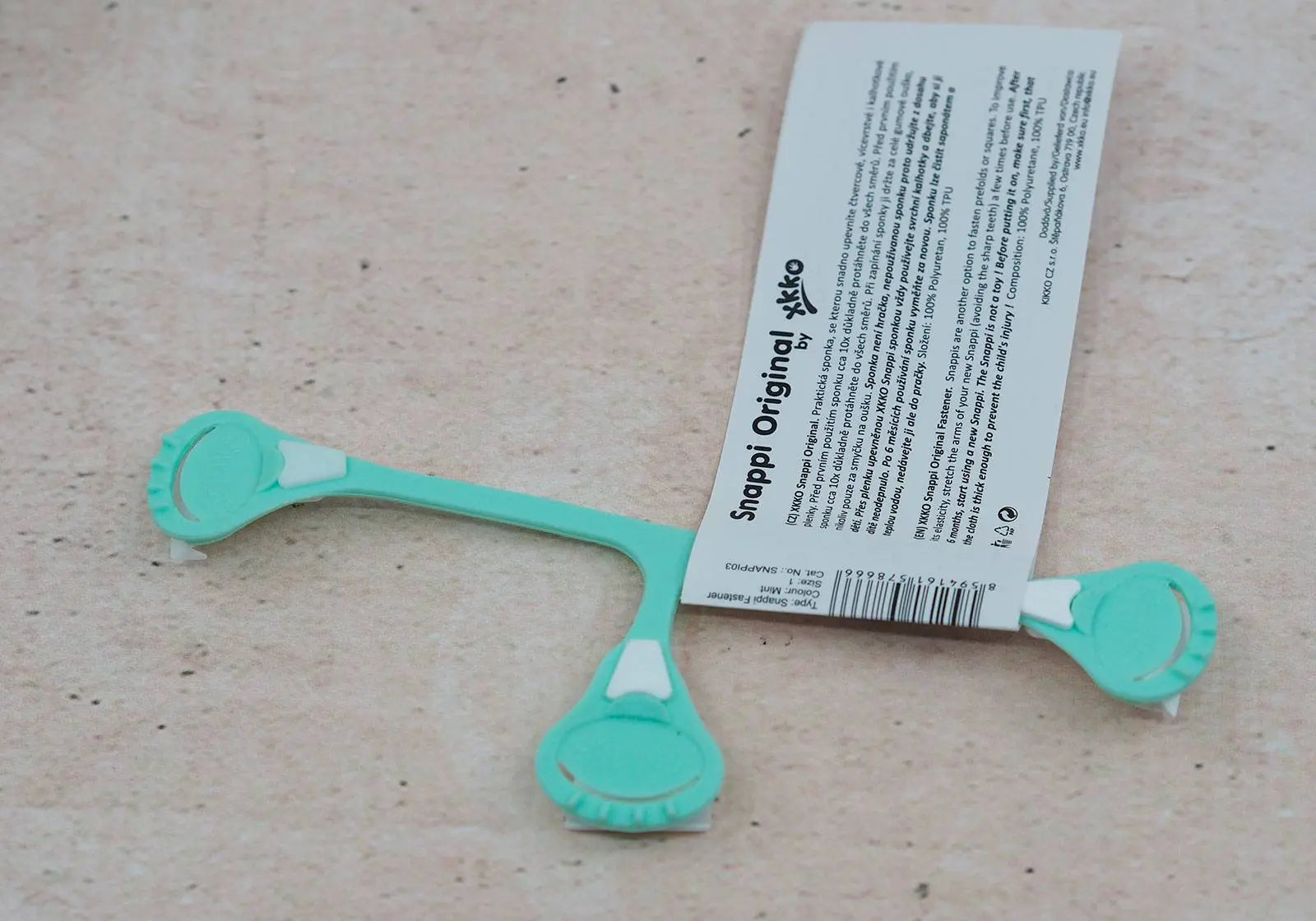 Attache pour les langes snappi Flashy Popolini-Vert