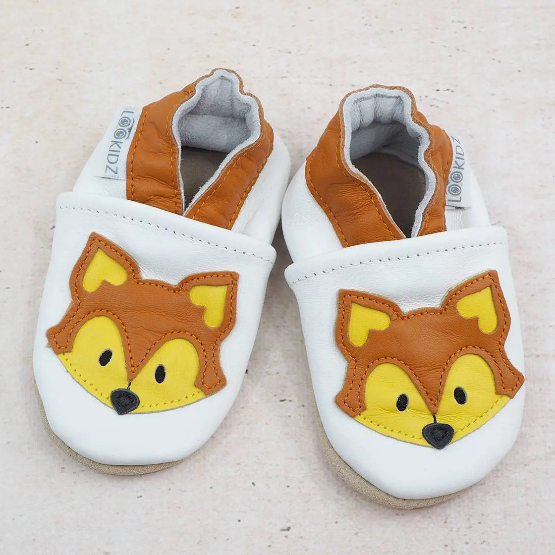 Chaussons en cuir Lookidz Renard