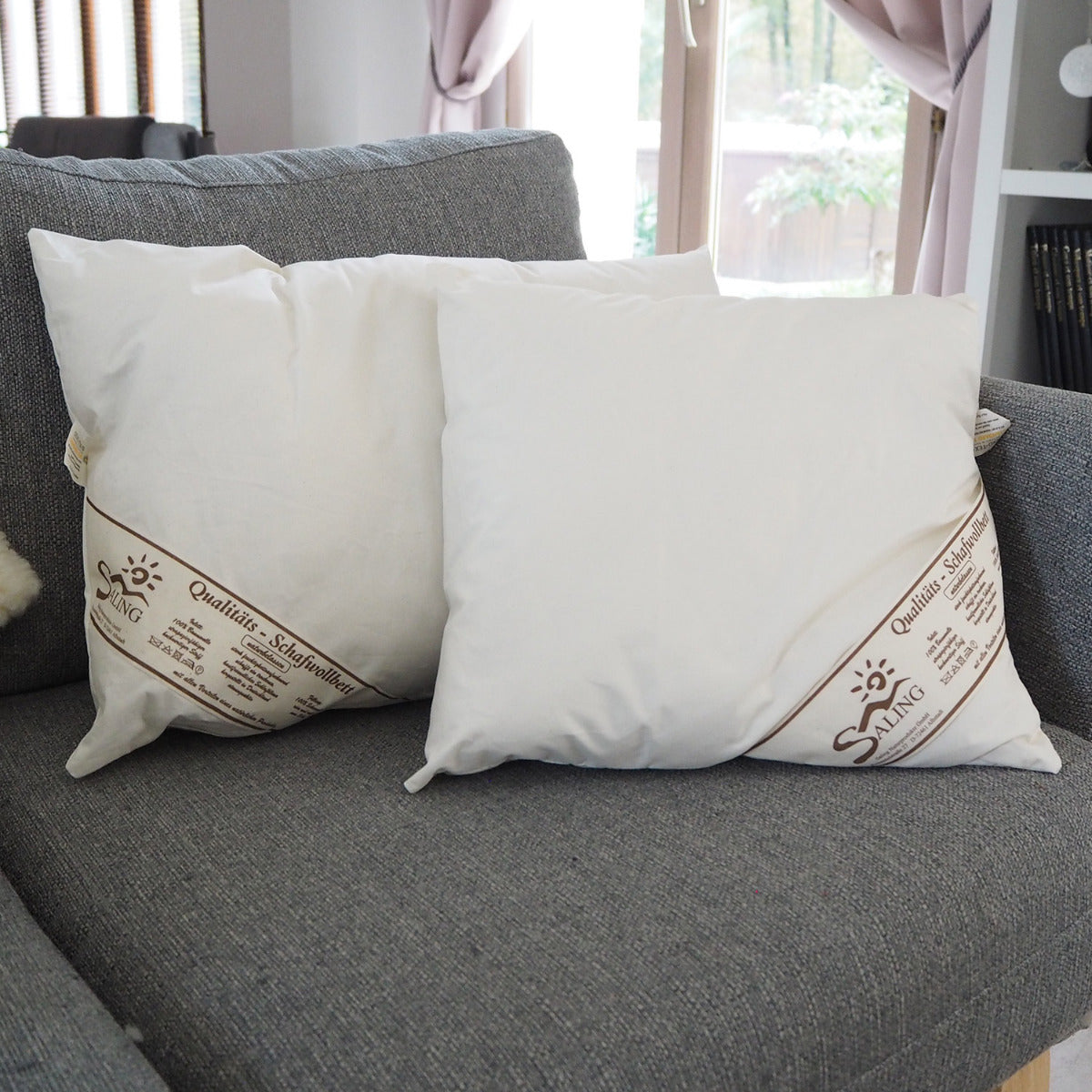 Oreiller en pure laine et coton Saling - 40x60cm - Lilinappy