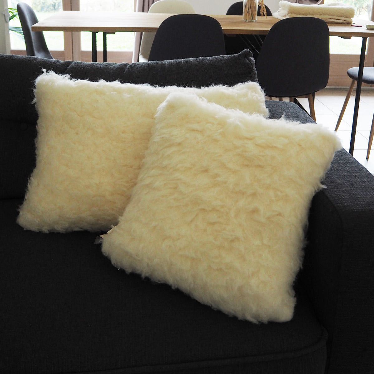 Housse en pure laine & Cachemire Saling 40x40cm