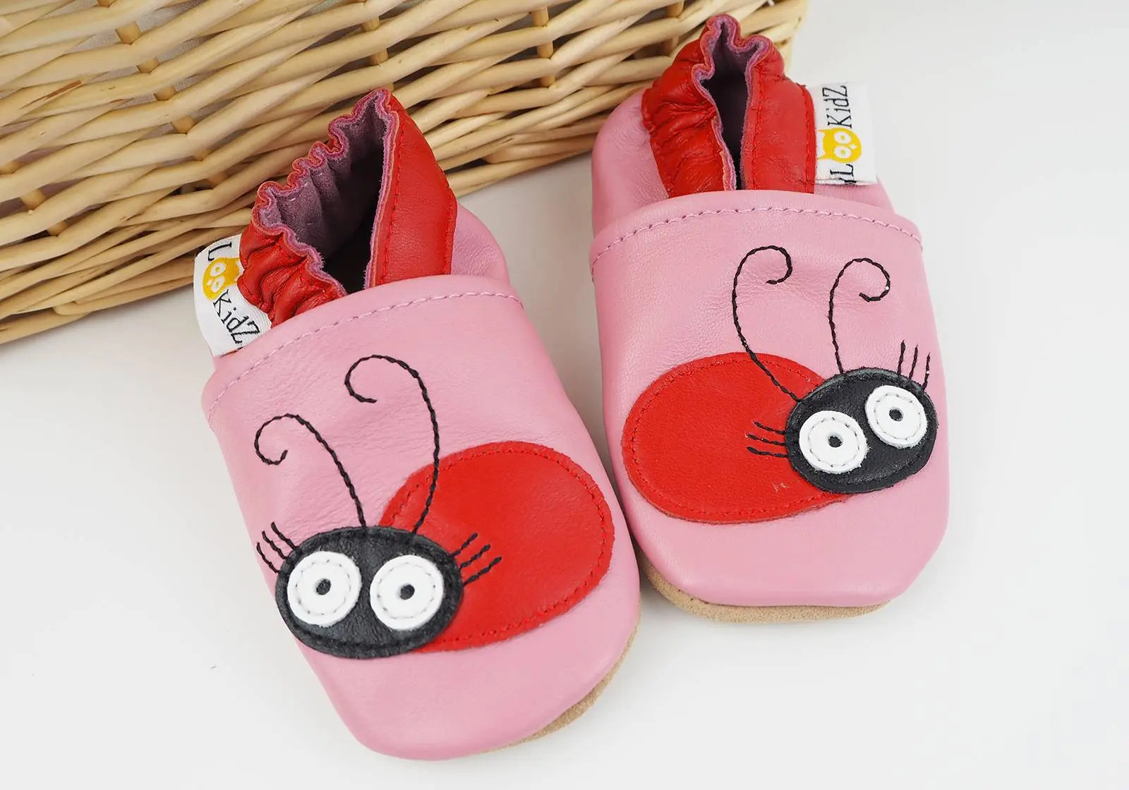 Chaussons en cuir Lookidz Miss ladybug