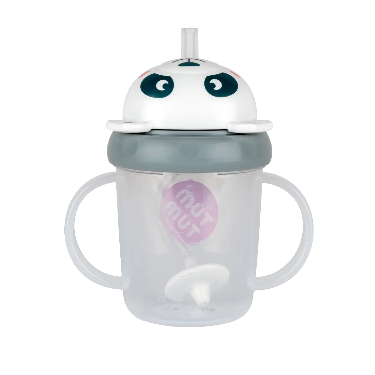 Tasse d’apprentissage avec paille Tum Tum - Panda 