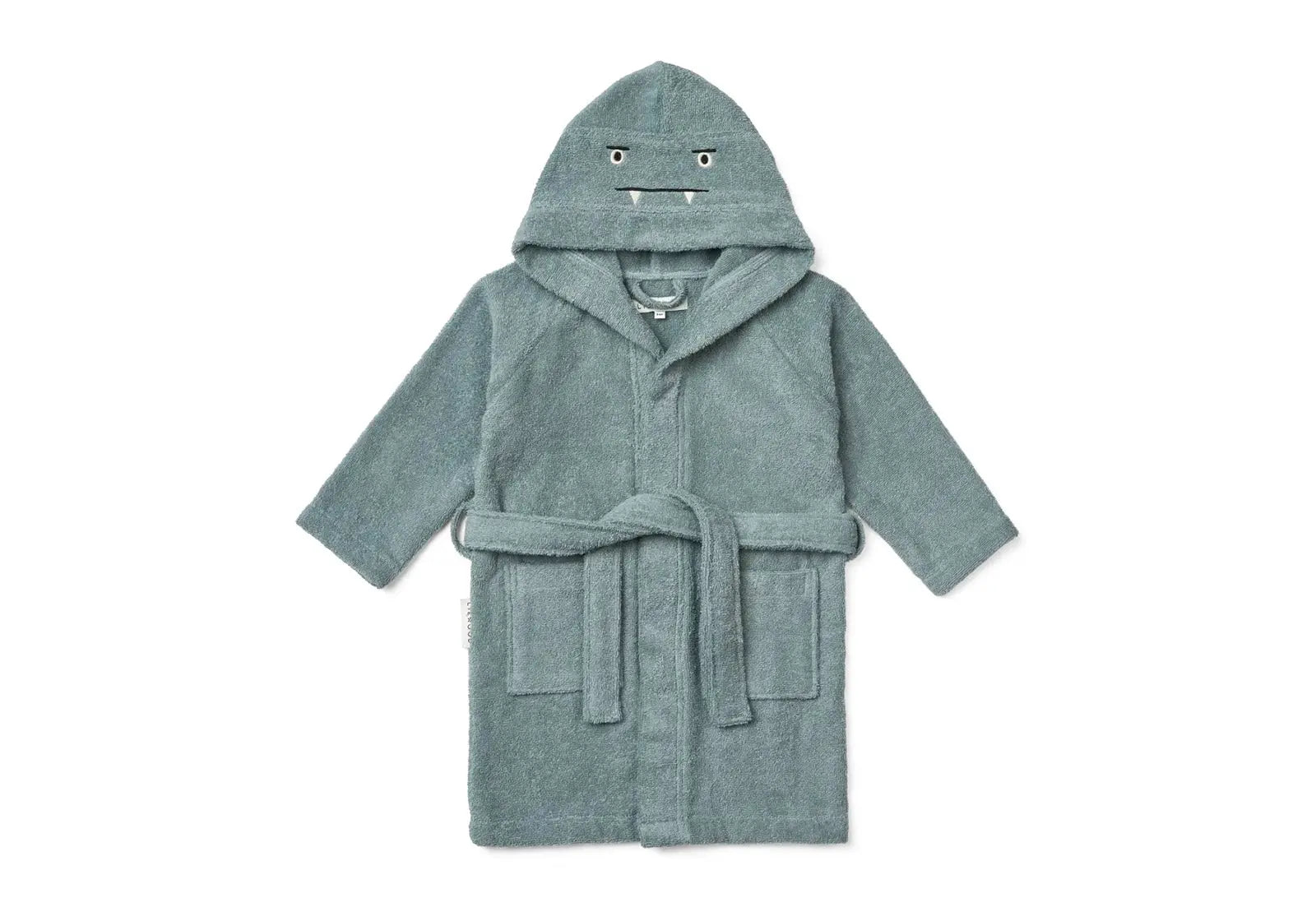 Peignoir en coton bio Lily Liewood Blue fog