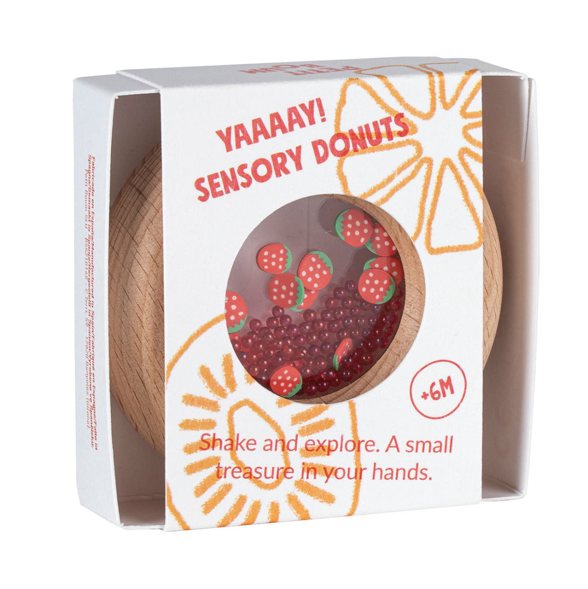Donut sensoriel Petit Boum - Fraises