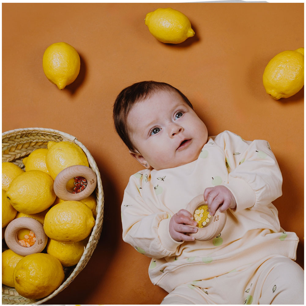 Donut sensoriel Petit Boum - Citrons - Lilinappy