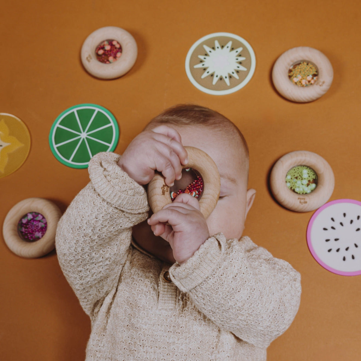 Donut sensoriel Petit Boum - Tomates - Lilinappy