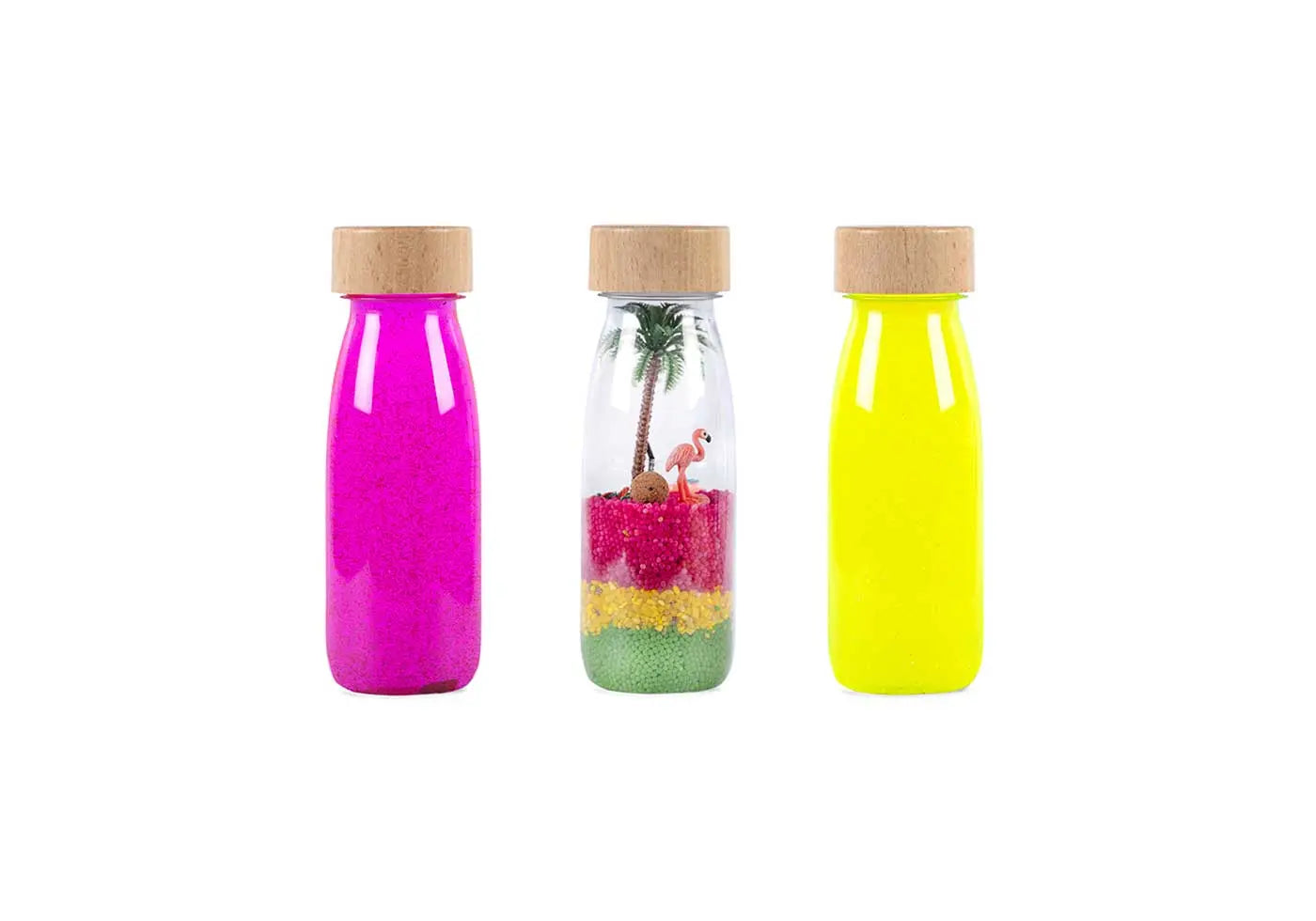 Lot de 3 bouteilles sensorielles Petit Boum - Paradise 