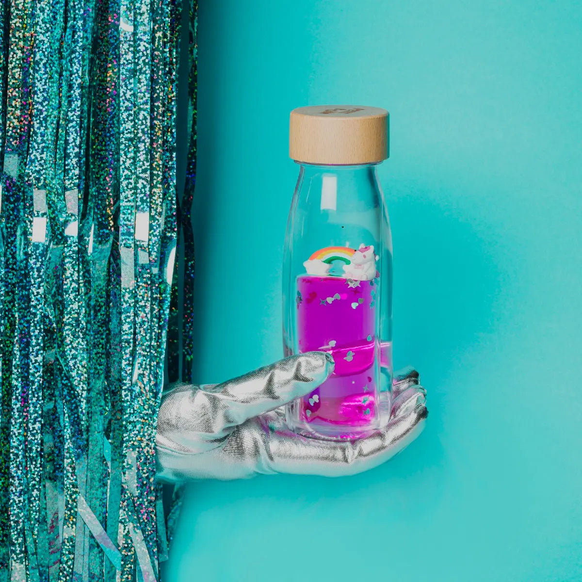 Bouteille sensorielle Petit Boum Move - Magic rainbow 