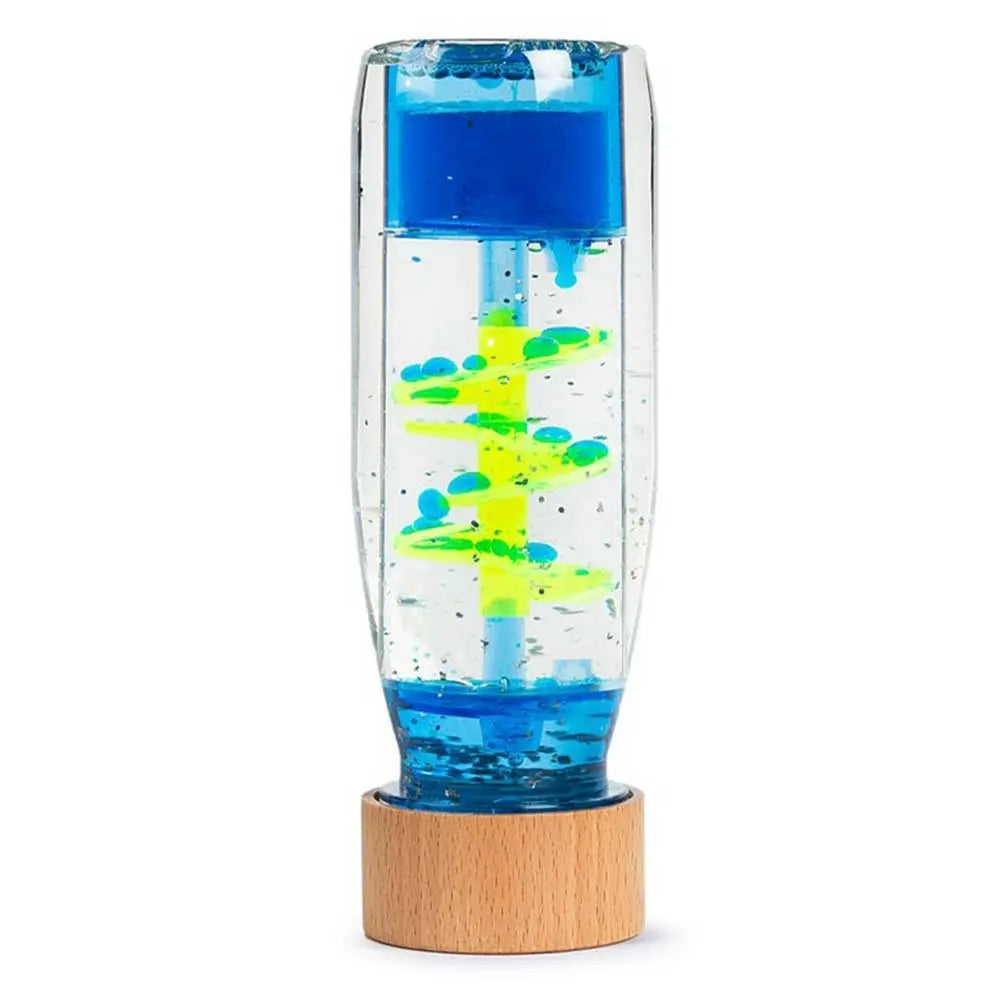 Bouteille sensorielle Petit Boum Move - Spirale bleue