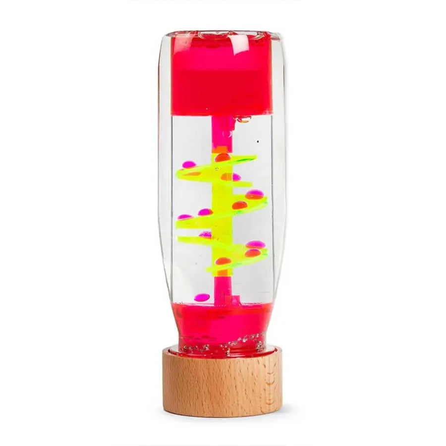 Bouteille sensorielle Petit Boum Move - Spirale rose