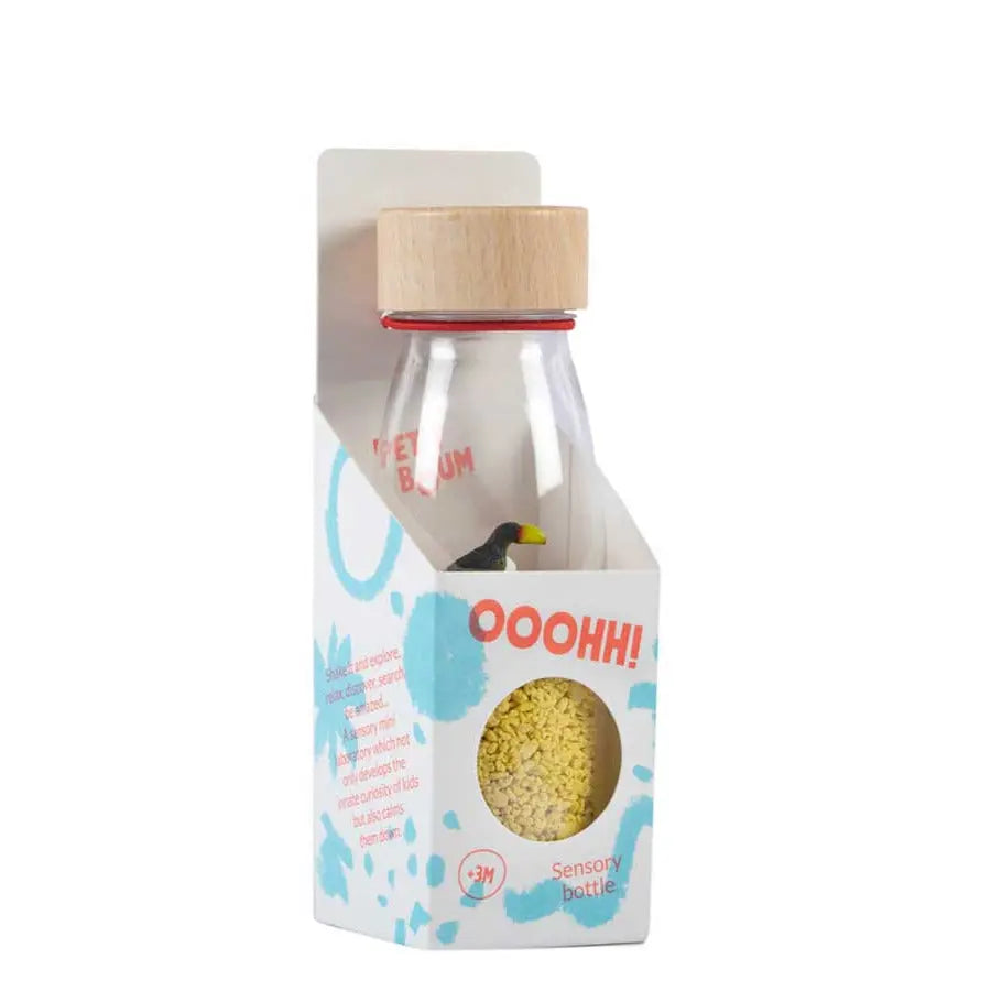 Bouteille sensorielle Petit Boum - Toucan - Lilinappy