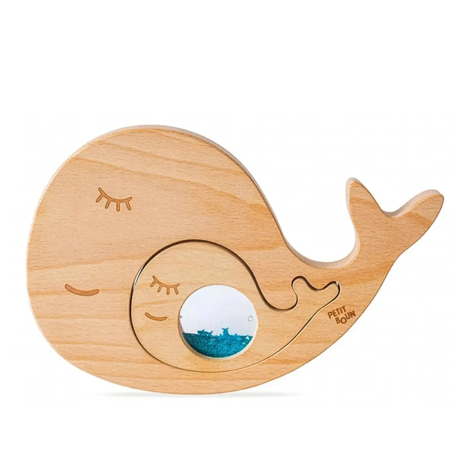 Puzzle sensoriel Petit Boum Whale & Baby 