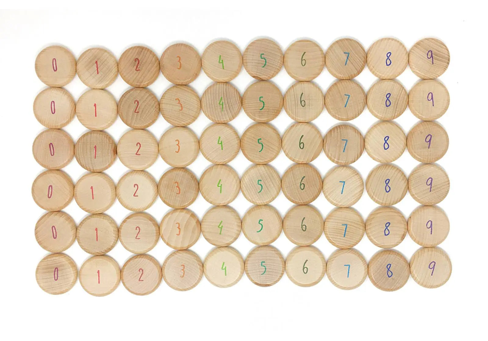 60 pièces pour apprendre à compter en bois Grapat