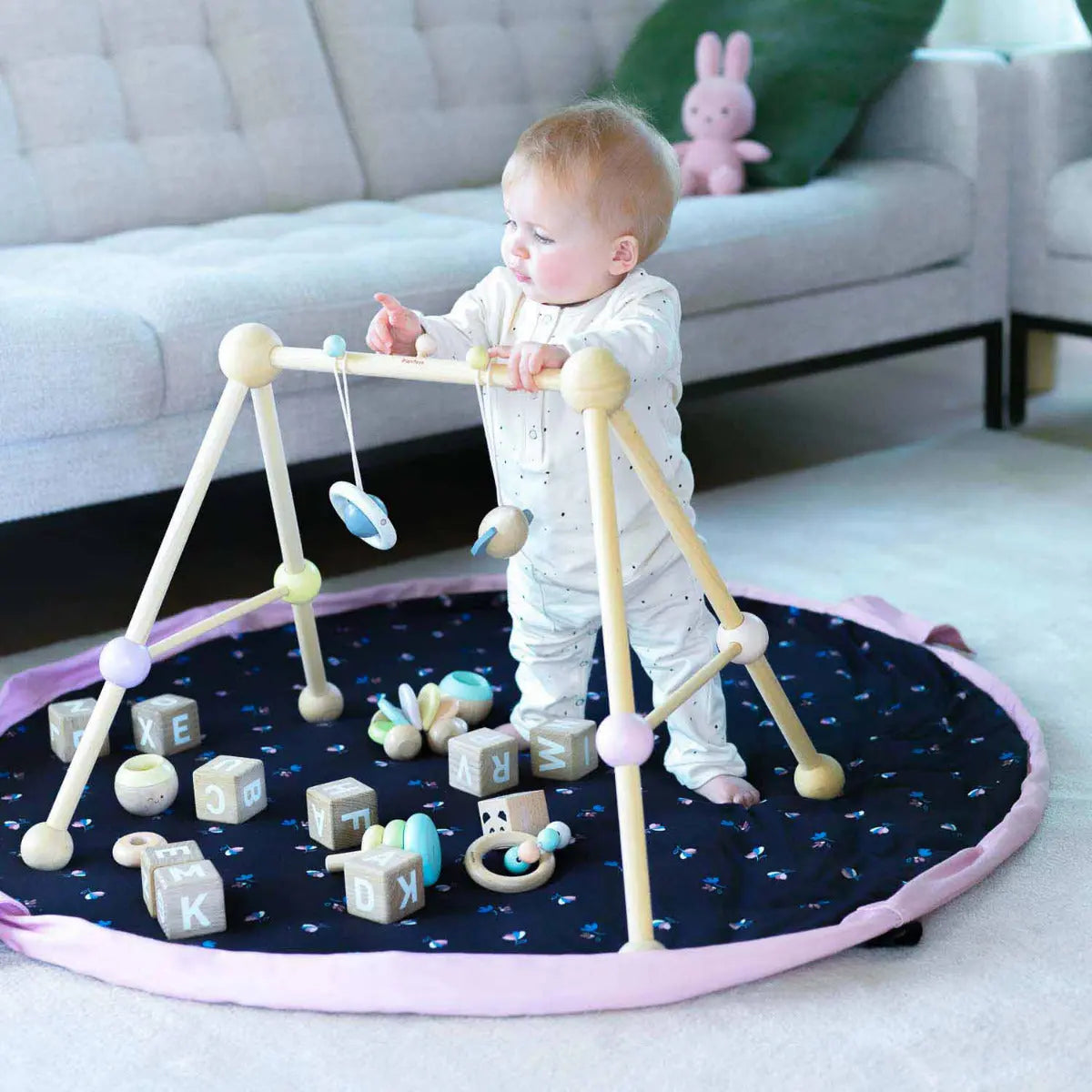 Tapis d'éveil Soft Play & Go Flowers