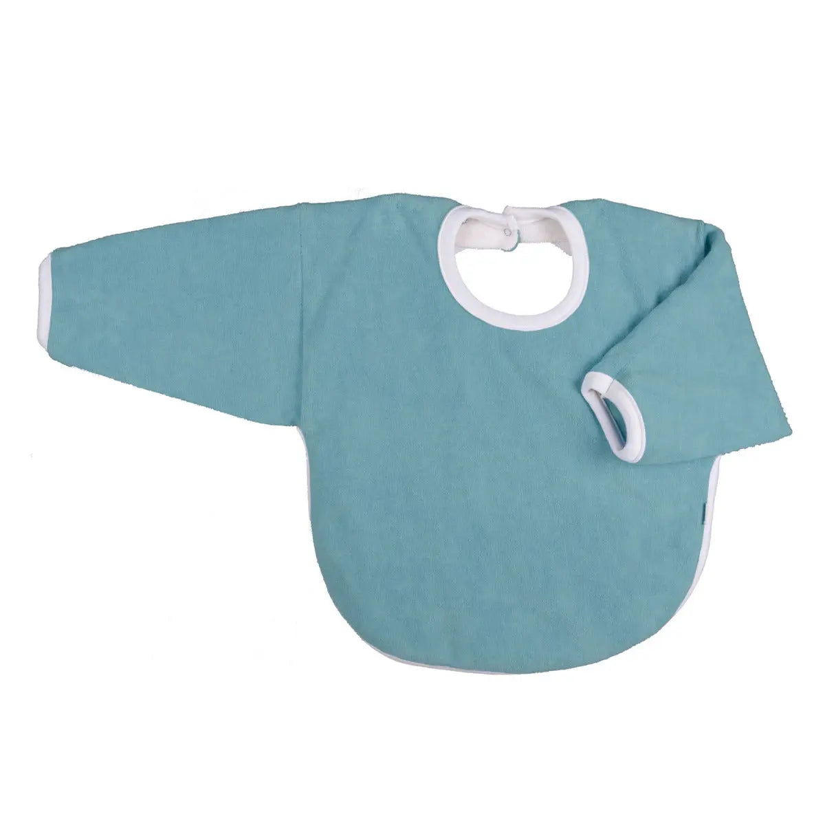 Bavoir manches longues coton bio - Popolini | Lilinappy