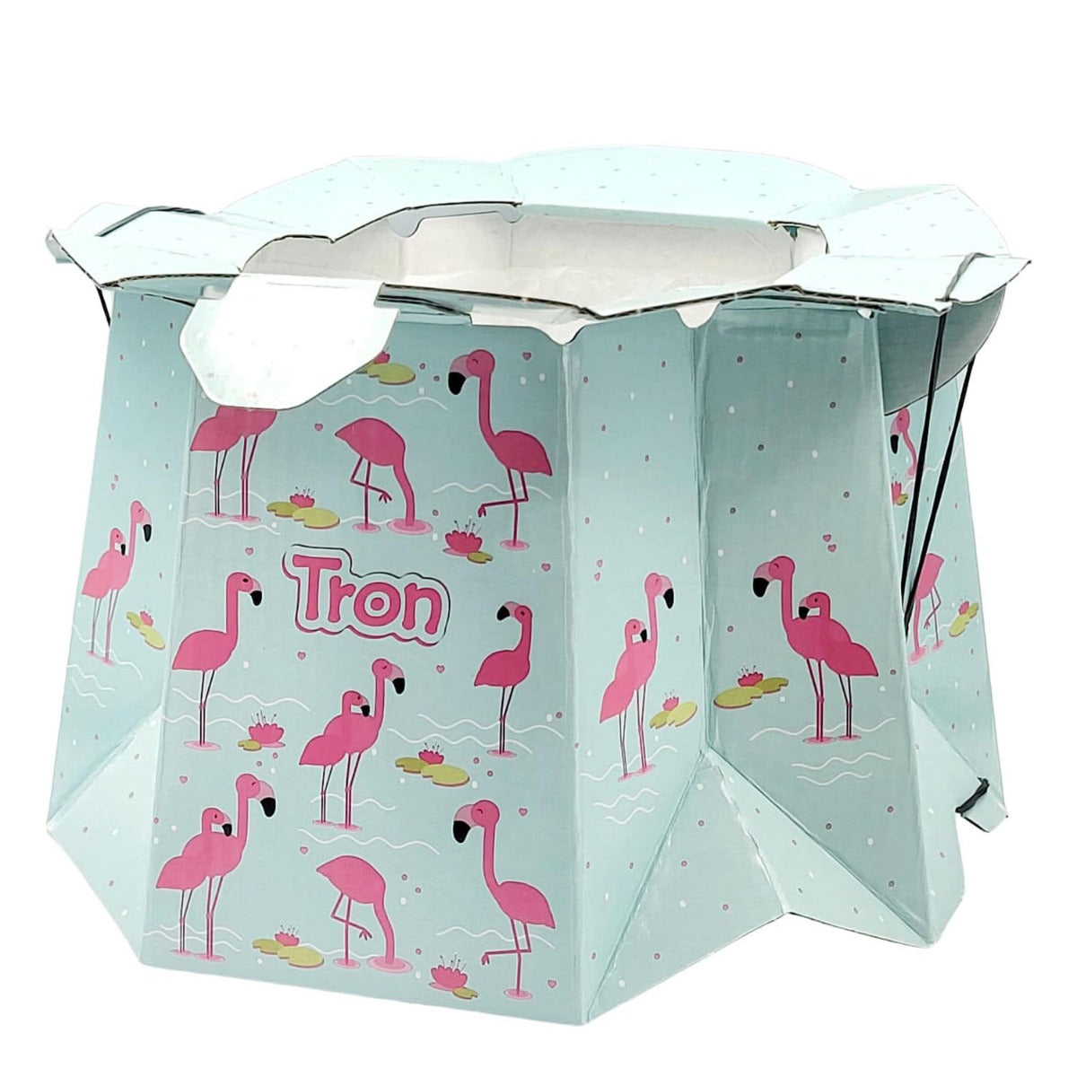 Pot TRON Flamants Roses | Toilette jetable enfant pratique