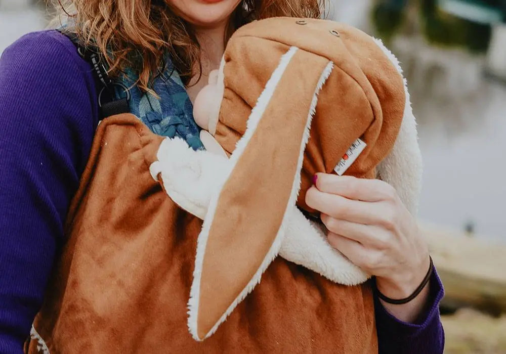 Cagoule ajustable toute douce MAM - Pecan-Cream Manymonths