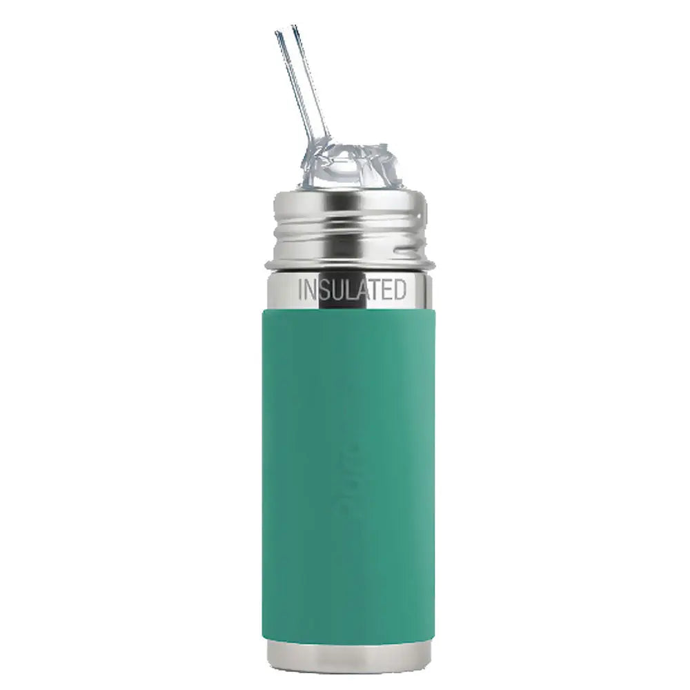 Gourde à paille Free Inox Isotherme 260ml Pura - Menthe