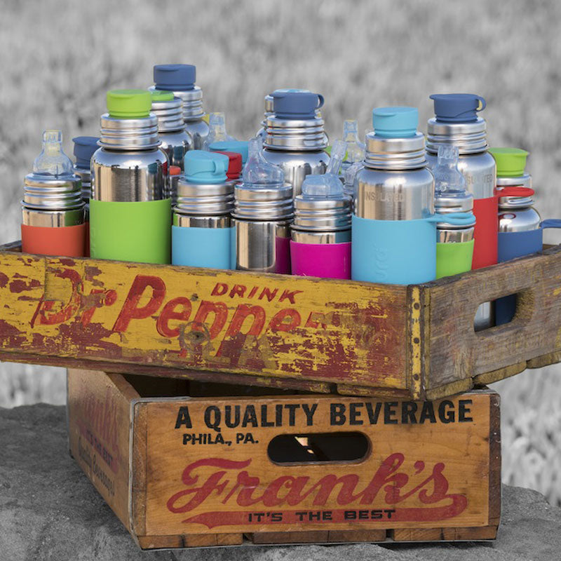 Gourde à bec Inox 325ml Pura - Licorne - Lilinappy