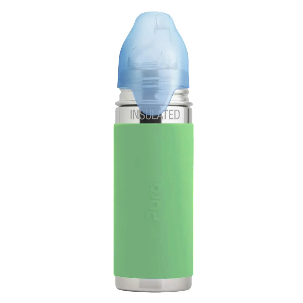 Gourde à bec Inox Isotherme 260ml Pura - Moss - Lilinappy