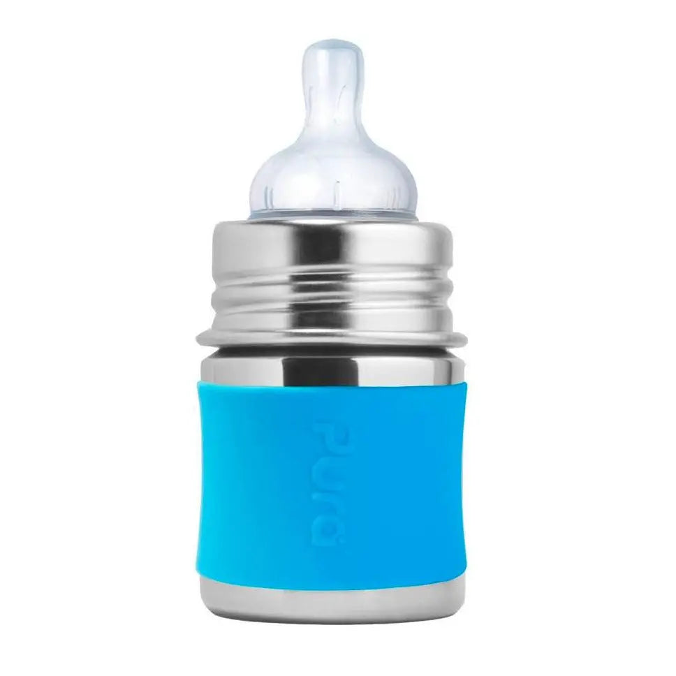 Biberon Inox 150ml Pura Turquoise - Lilinappy
