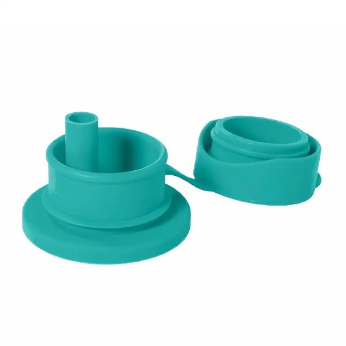 Bouchon en silicone paille bleu