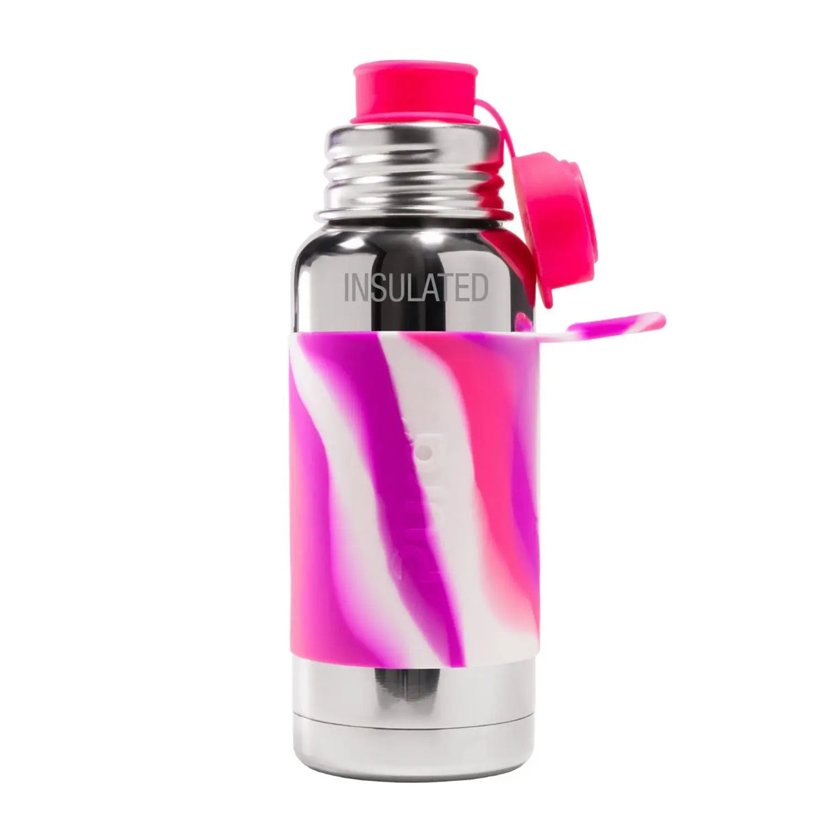 Gourde isotherme inox 475 ml Pura – Pink swirl