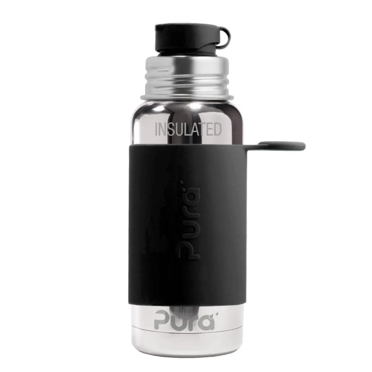 Gourde isotherme inox 475 ml Pura – Noir 