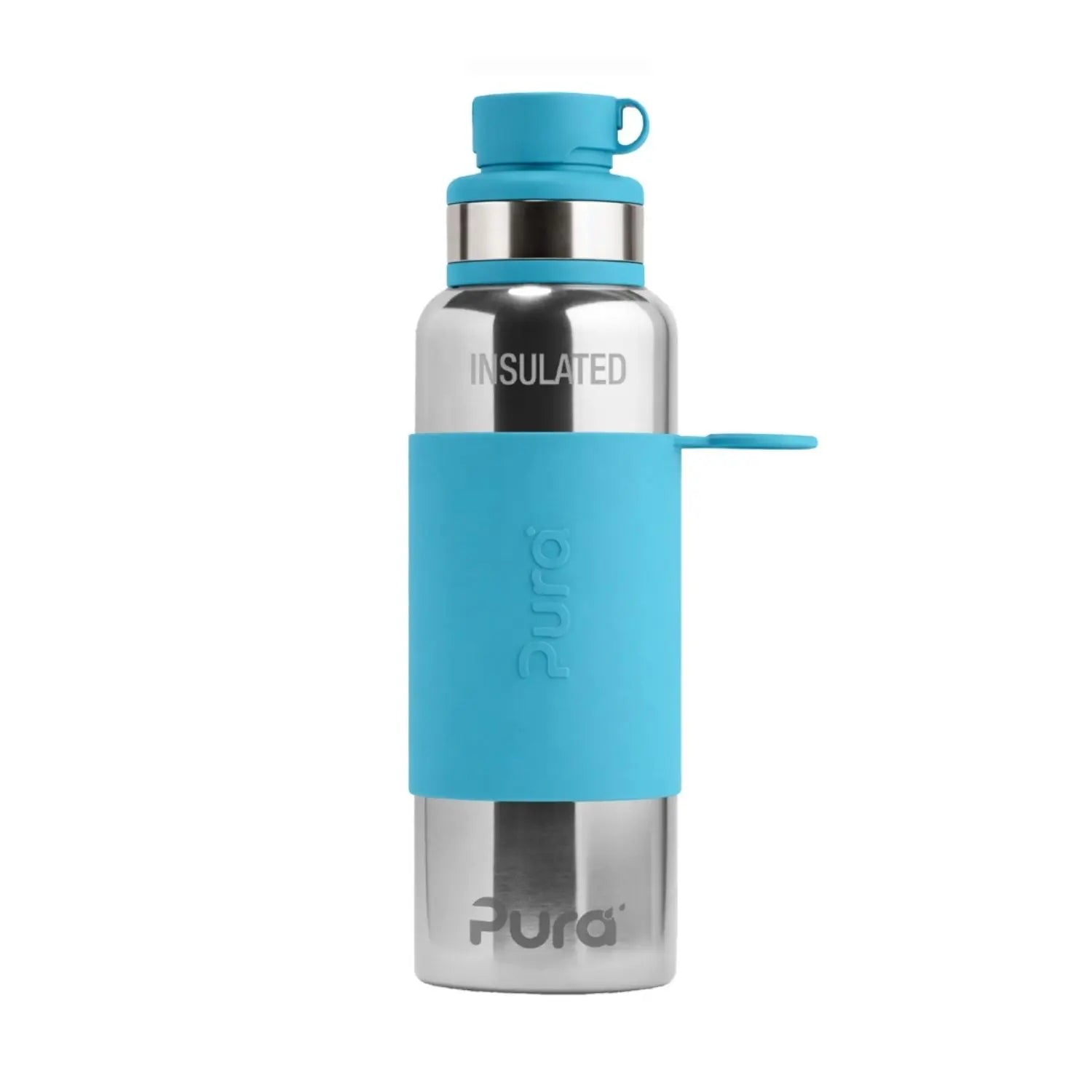 Gourde sport Inox isotherme 650ml Pura - Turquoise 