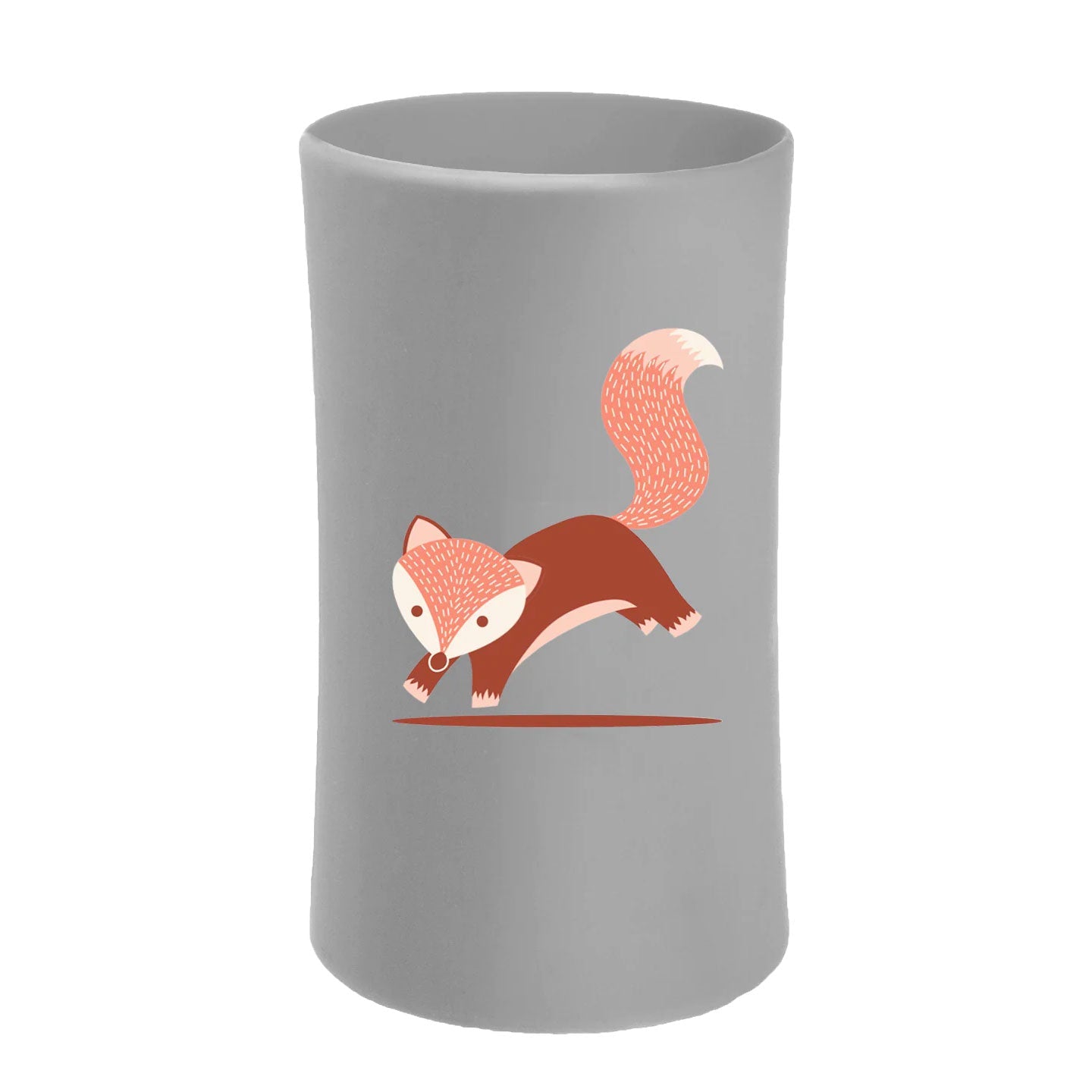 Housse silicone pour biberon inox Pura - Fox 